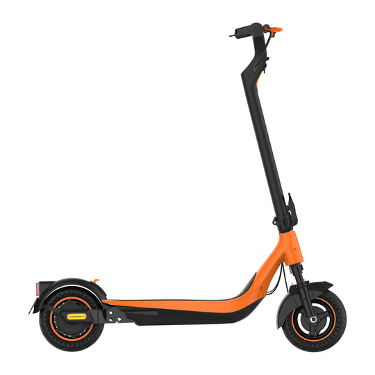 Close-up of Kingsong N15 Pro dual suspension for enhanced comfort and stability