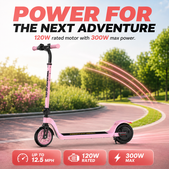 Top feel T10 Youth Electric Scooter with Bluetooth Speaker, 12.5 MPH, 7-Mile Range, UL 2272 Certified