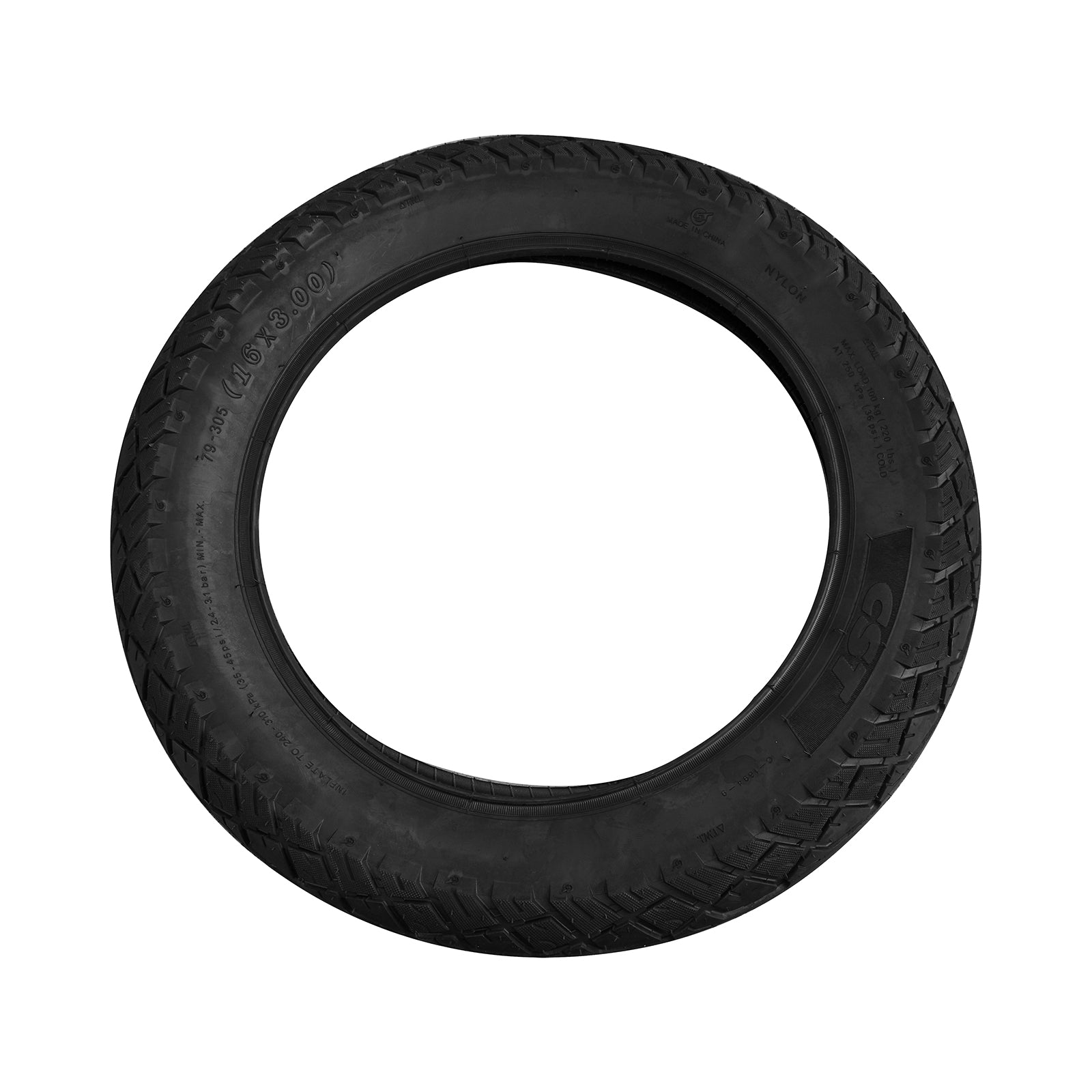 16" x 3" Outer Tire