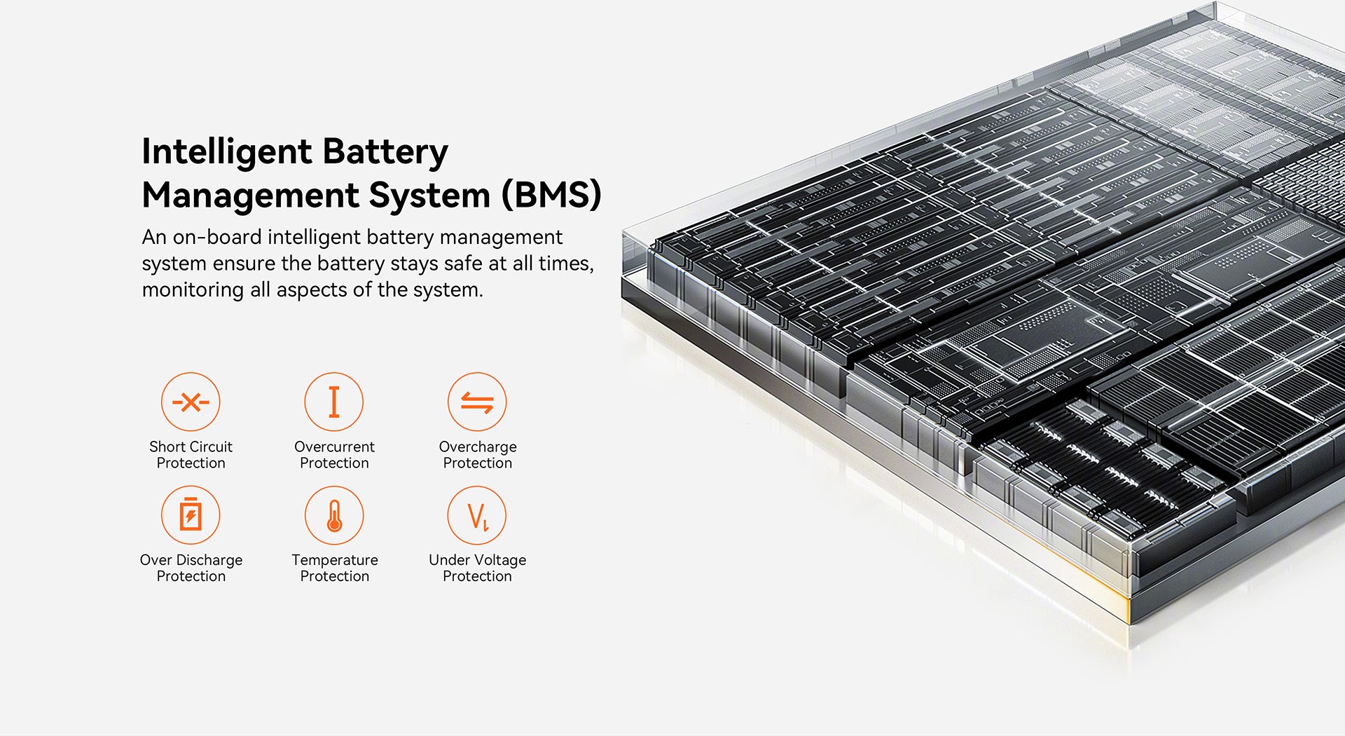 Intelligent Battery Management System (BMS) for Kingsong E1 electric scooter.