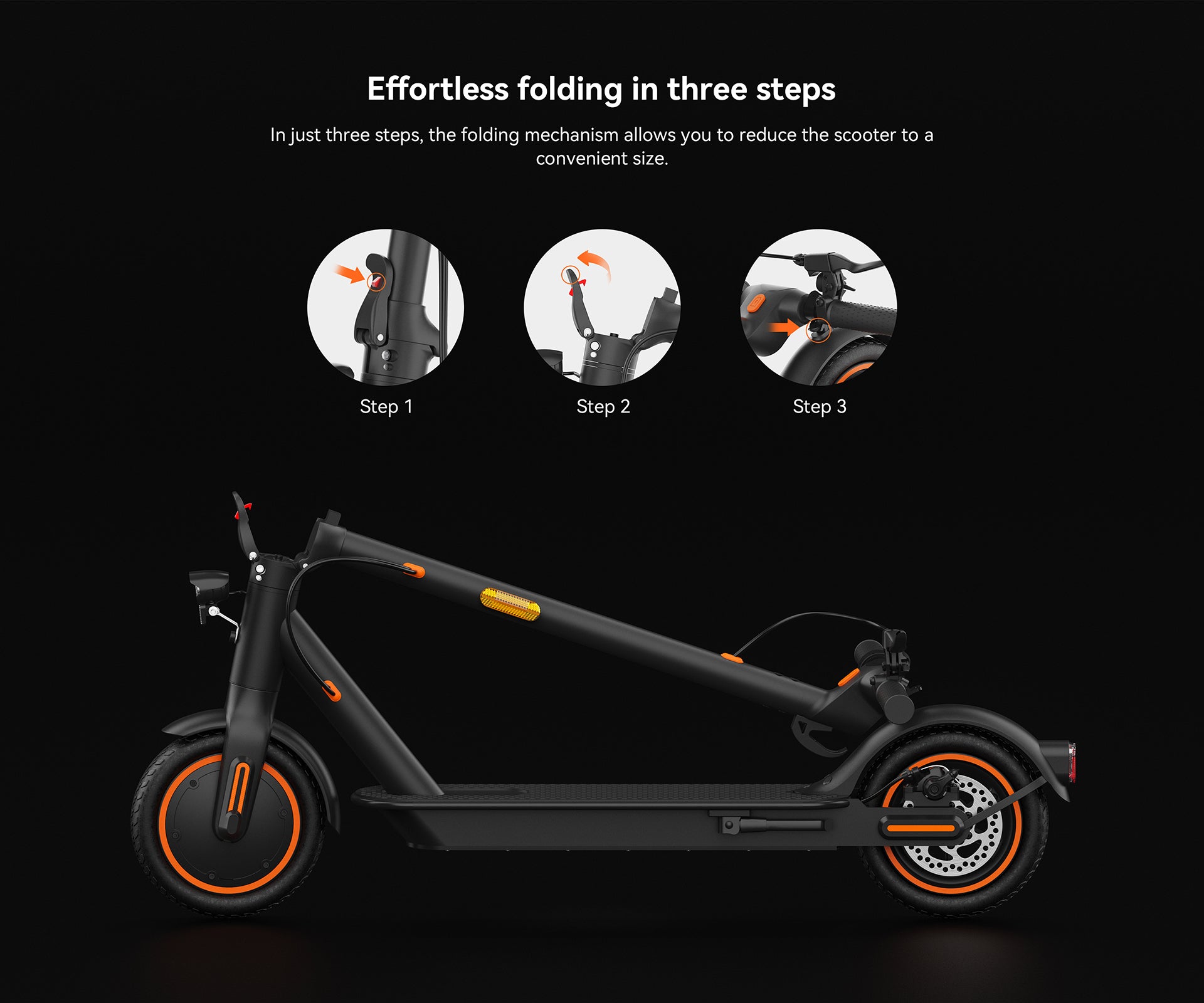 Foldable Kingsong E2 electric scooter perfect for urban commuting