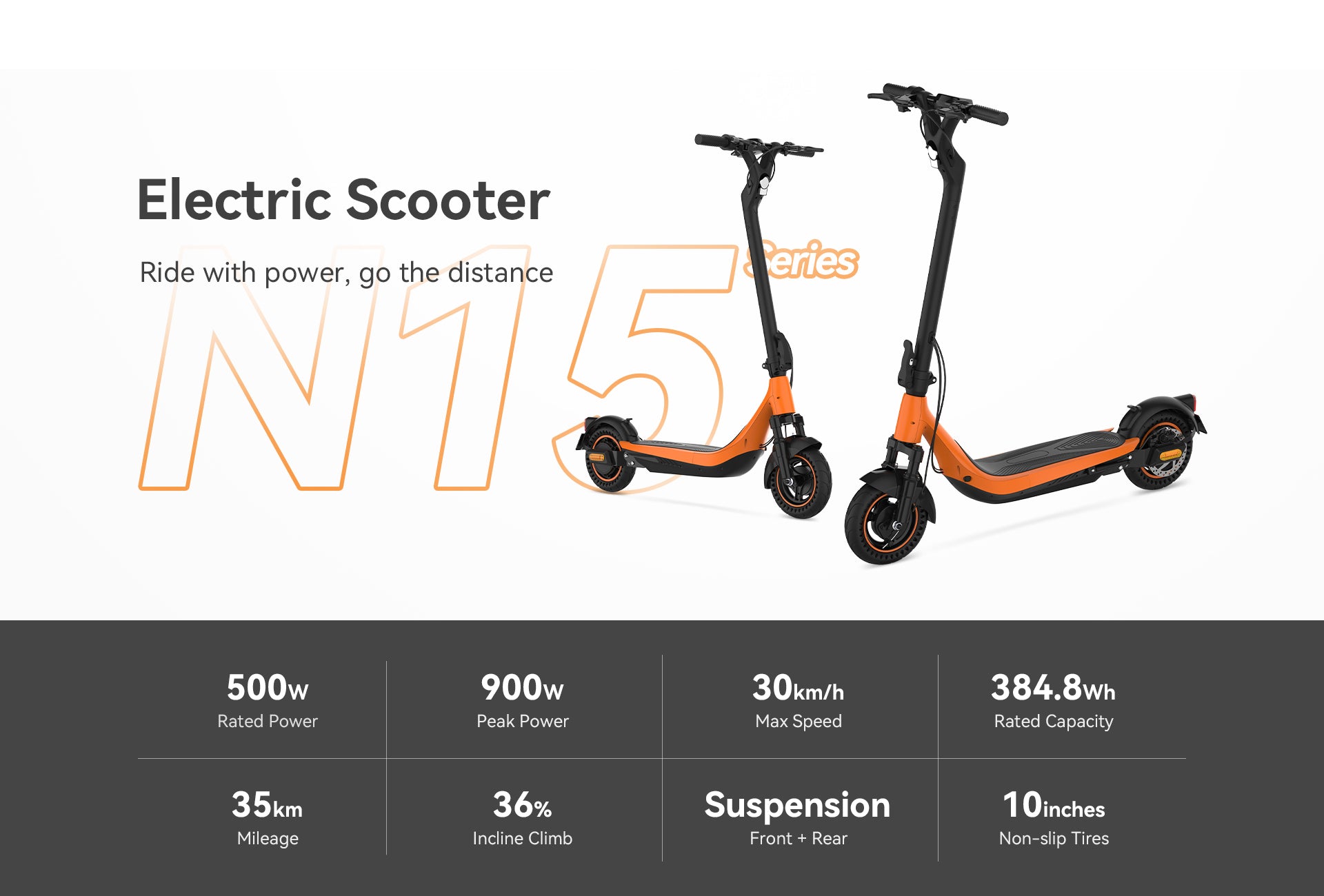 Kingsong N15 electric scooter high performance for daily commuter