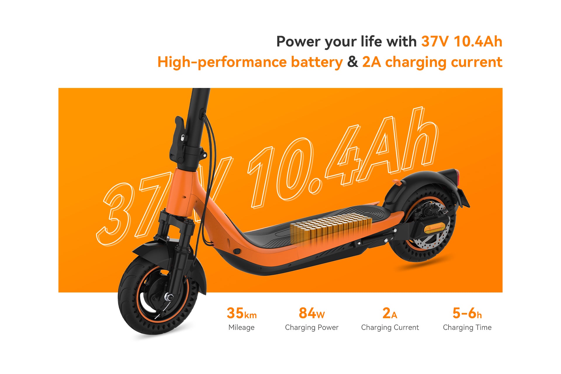 Battery details of the Kingsong N15  e-scooter