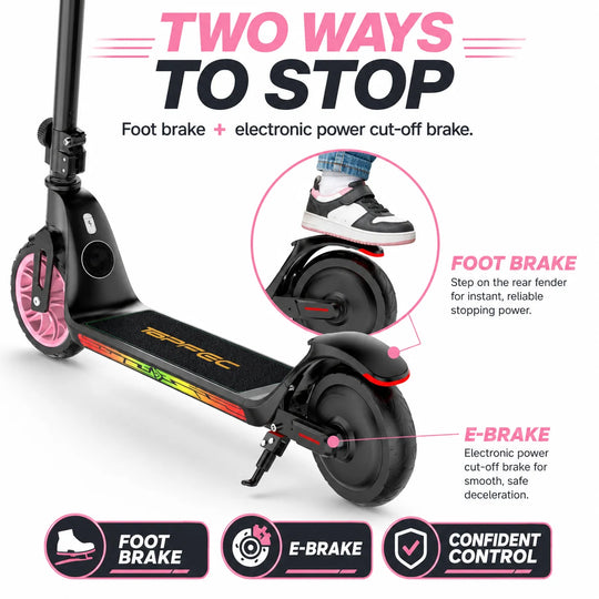 Top feel C10 Apex Kids Electric Scooter Pink product image