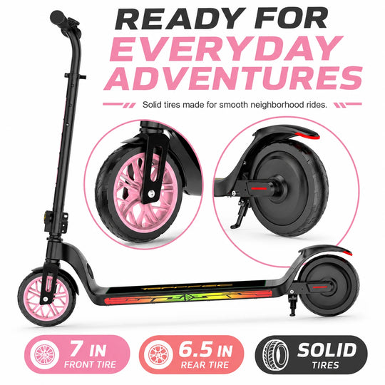 Top feel C10 Apex Kids Electric Scooter Pink product image
