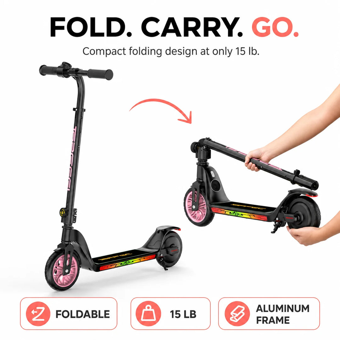 Top feel C10 Apex Kids Electric Scooter Pink product image