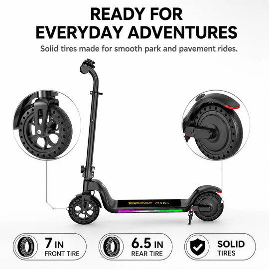 Top feel C10 Pro Kids Electric Scooter Black product image