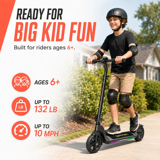 Top feel C10 Pro Kids Electric Scooter Black product image